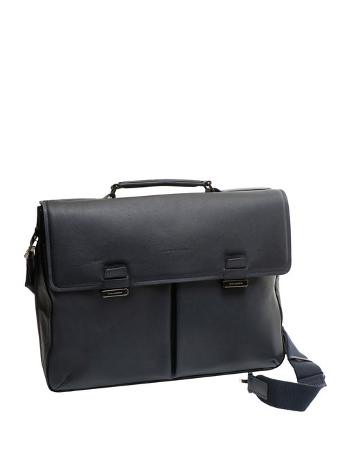 CAMPIONARIO - DAVID Cartella in pelle porta PC 15,6" blu - Cartelle Lavoro