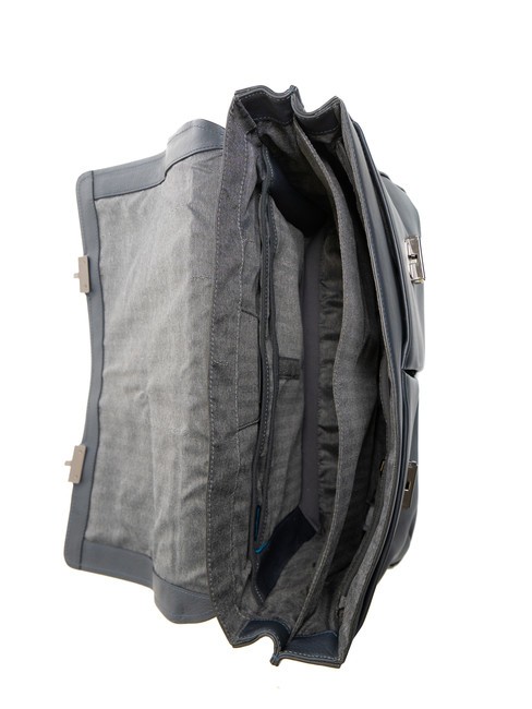 CAMPIONARIO - DAVID Cartella in pelle porta PC 15,6" blu - Cartelle Lavoro