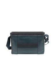 PIQUADRO CAMPIONARIO - CARY Messenger in pelle, porta pc 13" blu - Cartelle Lavoro - 4