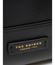 THE BRIDGE DOMITILLA  Beauty in pelle Nero Oro - Beauty Case - 3