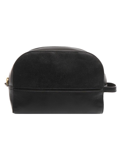 DOMITILLA  Beauty in pelle Nero Oro - Beauty Case
