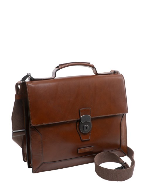 NERI  Cartella in pelle Marrone/Rutenio                - Cartelle Lavoro