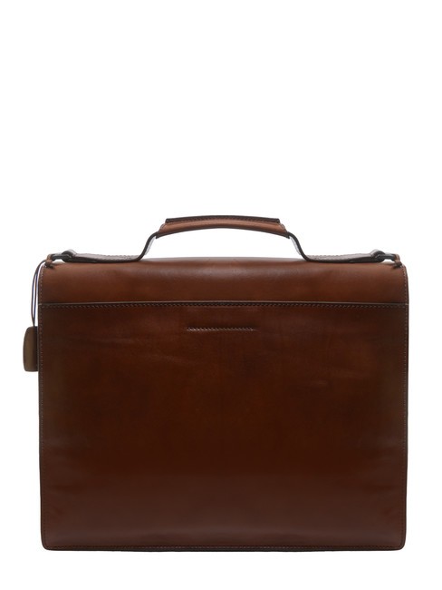 NERI  Cartella in pelle Marrone/Rutenio                - Cartelle Lavoro