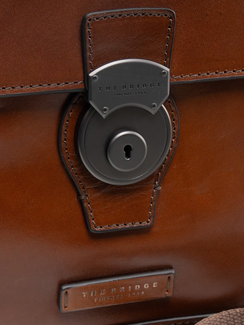 NERI  Cartella in pelle Marrone/Rutenio                - Cartelle Lavoro