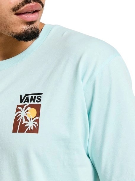 ISLAND BOX T-shirt in cotone con stampa blue glow - T-shirt Uomo