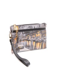 YNOT YESBAG Pochette a bustina con poliserina amsterdam snow - Borse Donna - 2