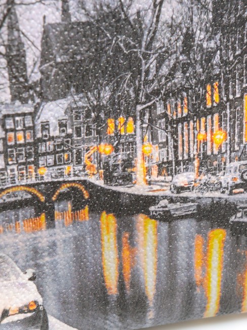 YESBAG Pochette a bustina con poliserina amsterdam snow - Borse Donna