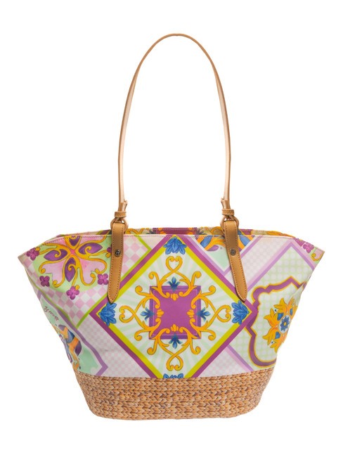 SICILY Borsa shopping grande da mare purple - Borse Donna
