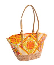 YNOT SICILY Borsa shopping media da mare orange - Borse Donna - 2