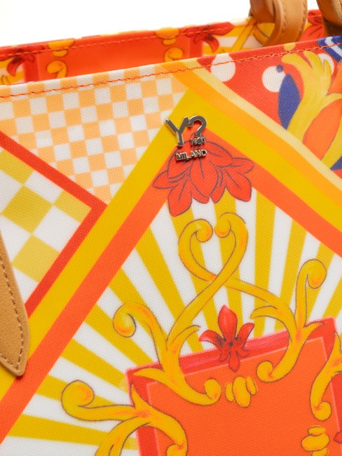 SICILY Borsa shopping grande da mare orange - Borse Donna