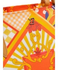 YNOT SICILY Borsa shopping grande da mare orange - Borse Donna - 4