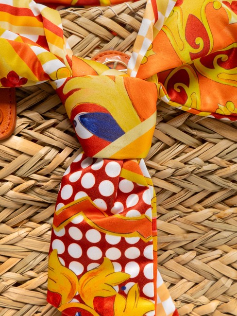 JAVA Borsa da mare grande in paglia orange - Borse Donna