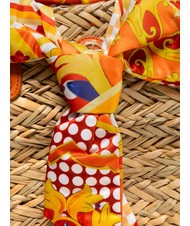 YNOT JAVA Borsa da mare grande in paglia orange - Borse Donna - 2