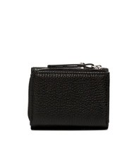 GIANNI CHIARINI WALLETS GRAIN Portafoglio piccolo in pelle martellata Nero - Portafogli Donna - 5
