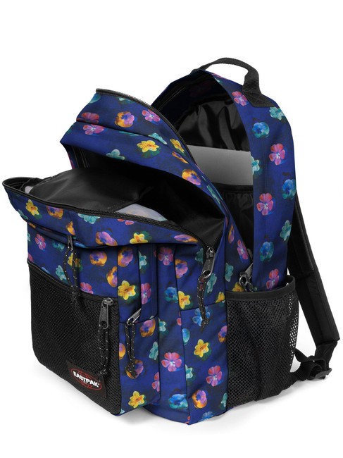 PINNACLE PINZIP Zaino con porta borraccia e porta PC 15" flower blur navy - Zaini Scuola & Tempo Libero