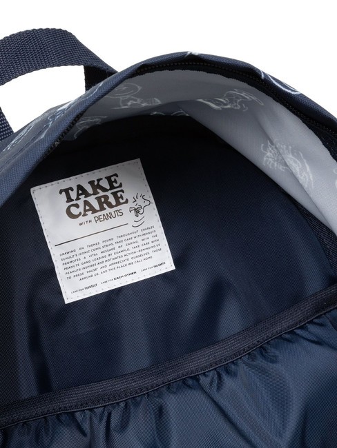 PADDED PAK'R x PEANUTS Zaino porta PC 13" peanuts navy - Zaini Scuola & Tempo Libero