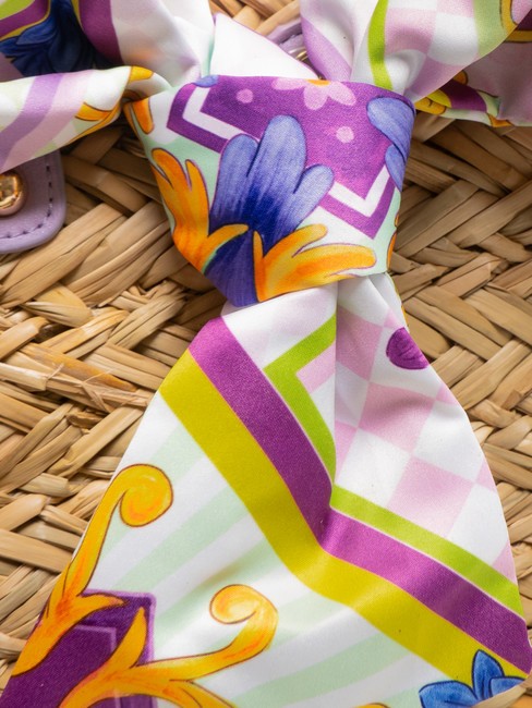 JAVA Borsa da mare grande in paglia purple - Borse Donna