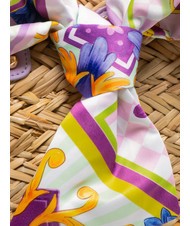 YNOT JAVA Borsa da mare grande in paglia purple - Borse Donna - 3