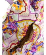 YNOT JAVA Borsa da mare grande in paglia purple - Borse Donna - 5