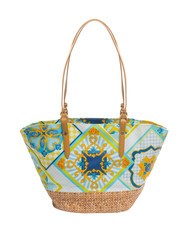 YNOT SICILY Borsa shopping media da mare blue - Borse Donna - 4