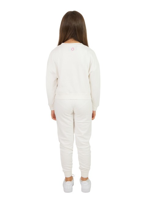 STORK Tuta felpa e pantalone off-white/off-white - Tute bambini