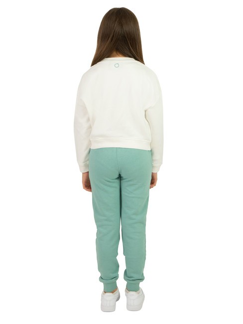KREBS Tuta felpa e pantalone off white/dark acqua - Tute bambini