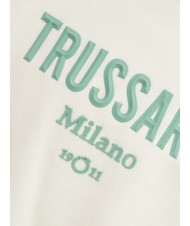 TRUSSARDI KREBS Tuta felpa e pantalone off white/dark acqua - Tute bambini - 3