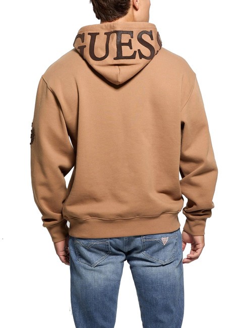 CHENILLE  Felpa con cappuccio coconut latte - Felpe Uomo