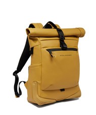 PIQUADRO CORNER SPECIALE GOMMATO Zaino roll-top porta pc 15.6" Giallo - Zaini da lavoro porta PC - 2