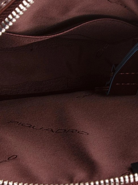 Borsello BLUE SQUARE, porta tablet, in pelle MOGANO - Tracolle Uomo