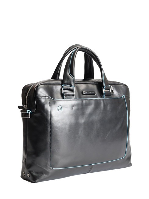 BLUE SQUARE Cartella in pelle, porta PC 14" Nero - Cartelle Lavoro