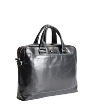 PIQUADRO BLUE SQUARE Cartella in pelle, porta PC 14" Nero - Cartelle Lavoro - 2