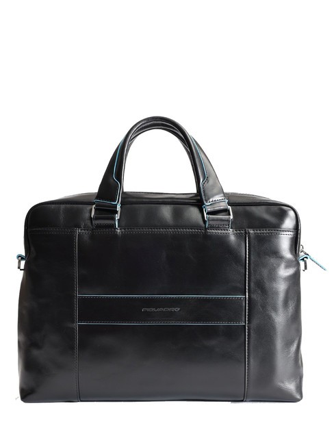 BLUE SQUARE Cartella in pelle, porta PC 14" Nero - Cartelle Lavoro