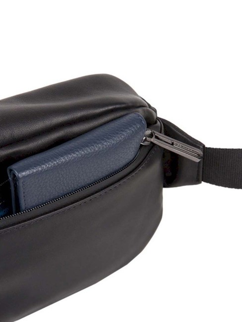 CAMPIONARIO -  URBAN Marsupio in pelle Nero - Marsupi