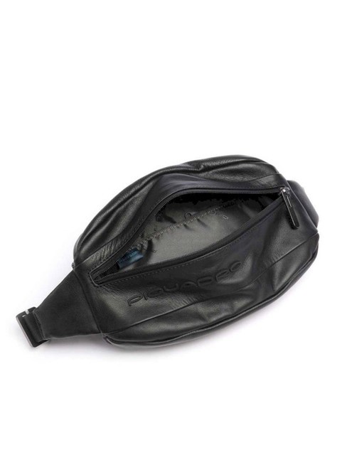 CAMPIONARIO -  URBAN Marsupio in pelle Nero - Marsupi