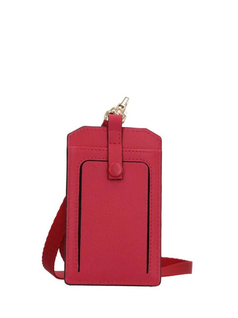 CIRCLE  Portabadge a tracolla, in pelle rosso 7 - Porta tablet & Organizer