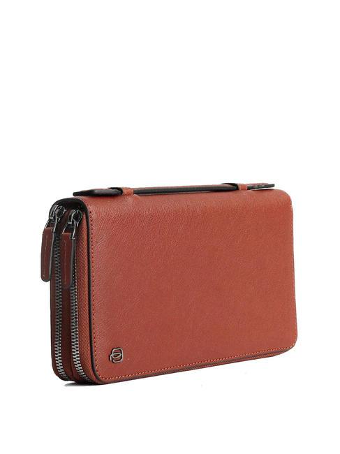 BLACK SQUARE Portafoglio pochette in pelle CUOIO - Porta tablet & Organizer