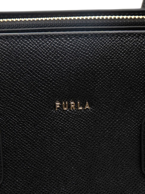 GARDENIA Borsa a mano in pelle stampa andromeda Nero - Borse Donna