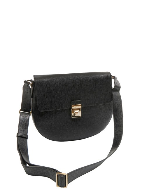 GLENN Borsa saddle in pelle stampa keria Nero - Borse Donna