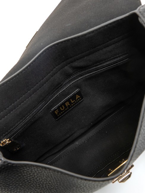 GLENN Borsa saddle in pelle stampa keria Nero - Borse Donna