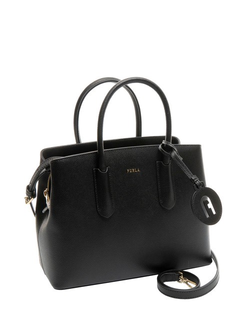 TESSA Borsa tote in pelle stampa andromeda Nero - Borse Donna