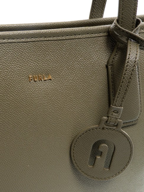 CLASSIC Borsa shopper in pelle stampa andromeda sage - Borse Donna