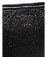 FURLA CLASSIC Borsa shopper in pelle stampa andromeda Nero - Borse Donna - 5