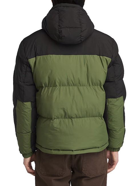 PUFFET Piumino idrorepellente black/black forest green - Piumini Uomo