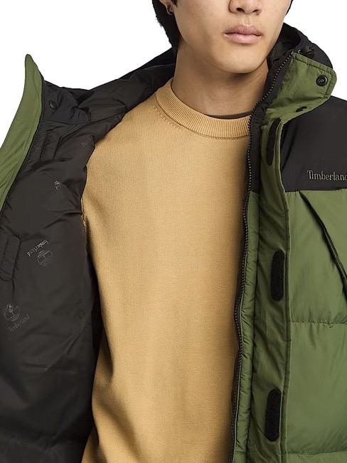 PUFFET Piumino idrorepellente black/black forest green - Piumini Uomo