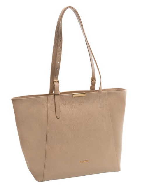 CHER Borsa shopping in pelle martellata powder pink - Borse Donna