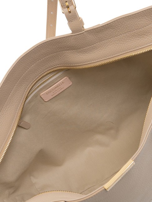 CHER Borsa shopping in pelle martellata powder pink - Borse Donna