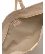 COCCINELLE CHER Borsa shopping in pelle martellata powder pink - Borse Donna - 4