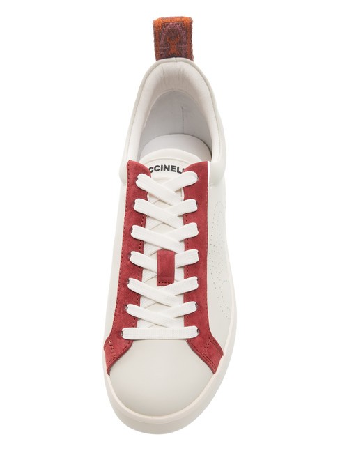 MONOGRAM PERFORED BIMATERIAL Sneakers in pelle of.w/rosew/m.gr - Scarpe Donna