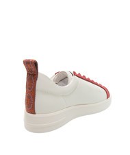 COCCINELLE MONOGRAM PERFORED BIMATERIAL Sneakers in pelle of.w/rosew/m.gr - Scarpe Donna - 2